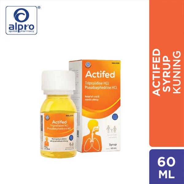Actifed Syrup 60Ml (Kuning)